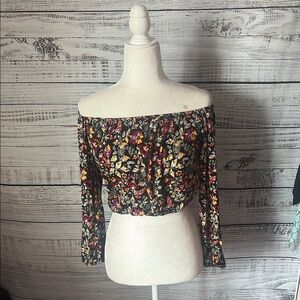 Floral Off-Shoulder Top from H&M size XS